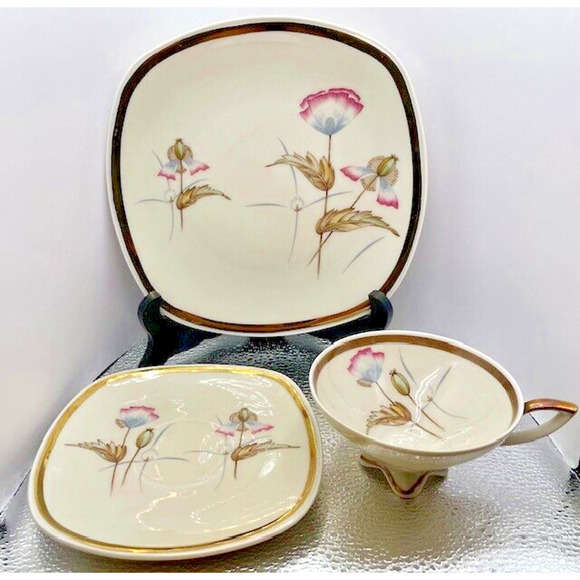 Mitterteich Other - Vintage MITTERTEICH Bavaria Dessert Plate Set - Germany